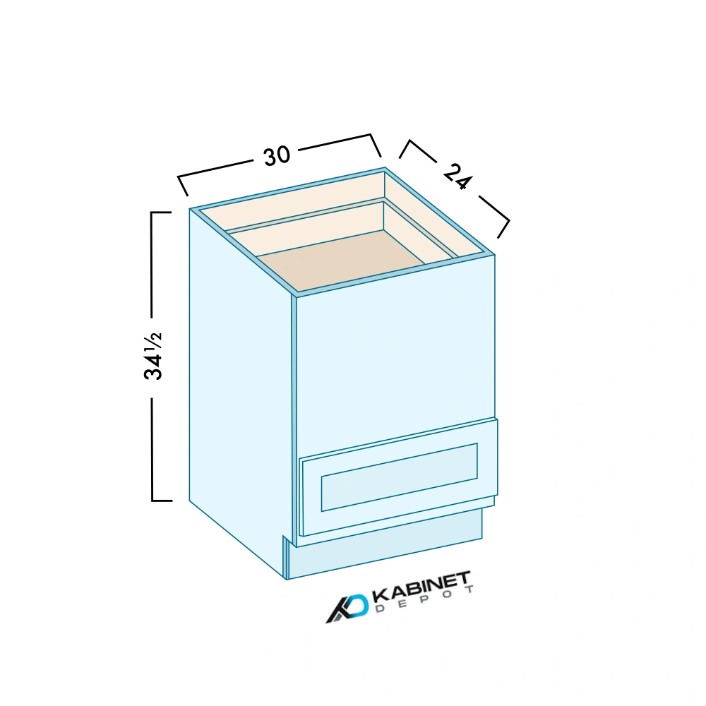 Microwave Base Cabinets diagram
