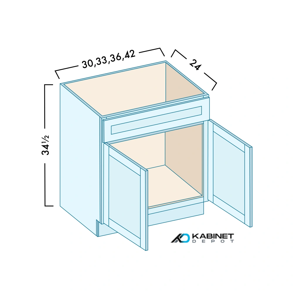 Sink Base Cabinets diagram
