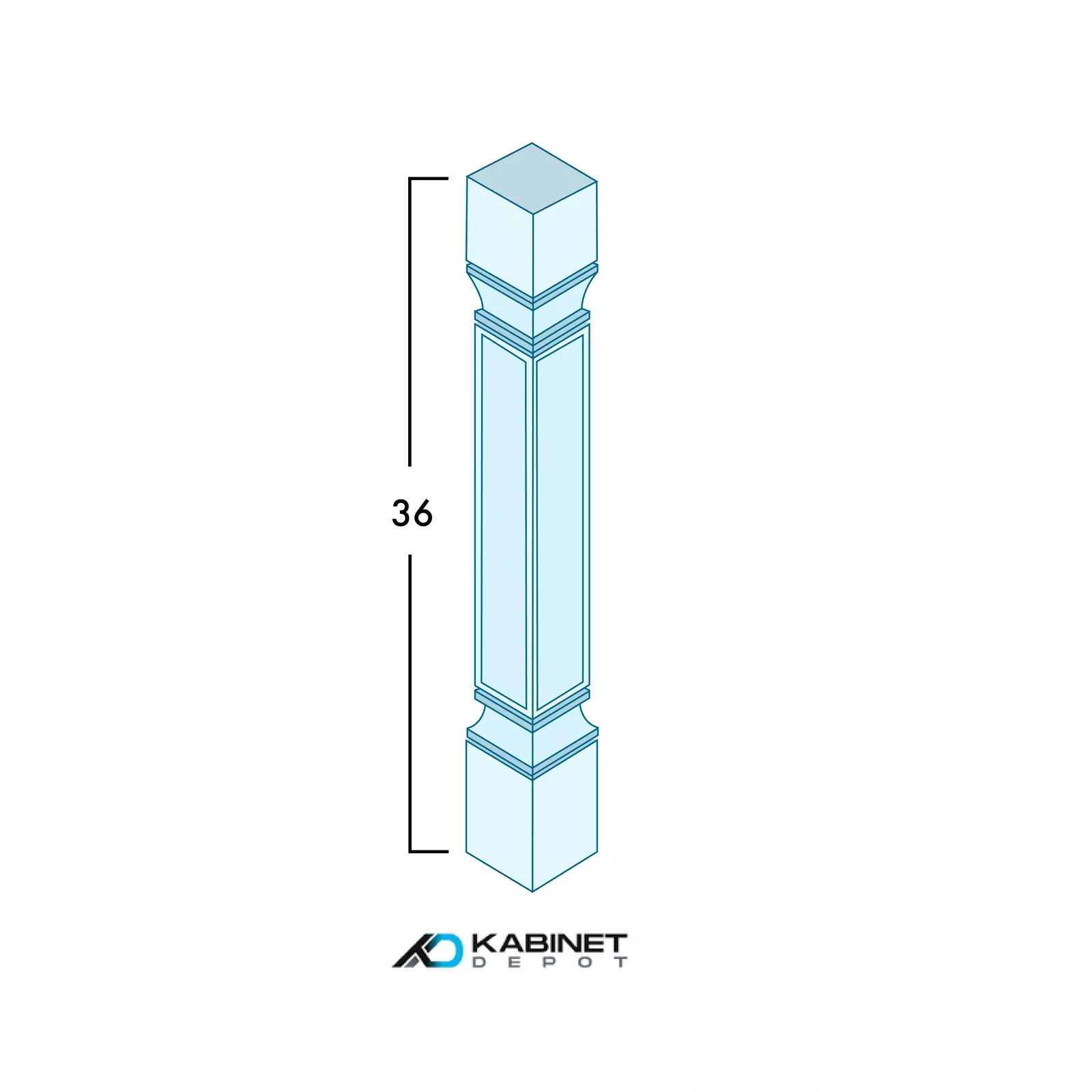 Cabinet Posts And Legs diagram