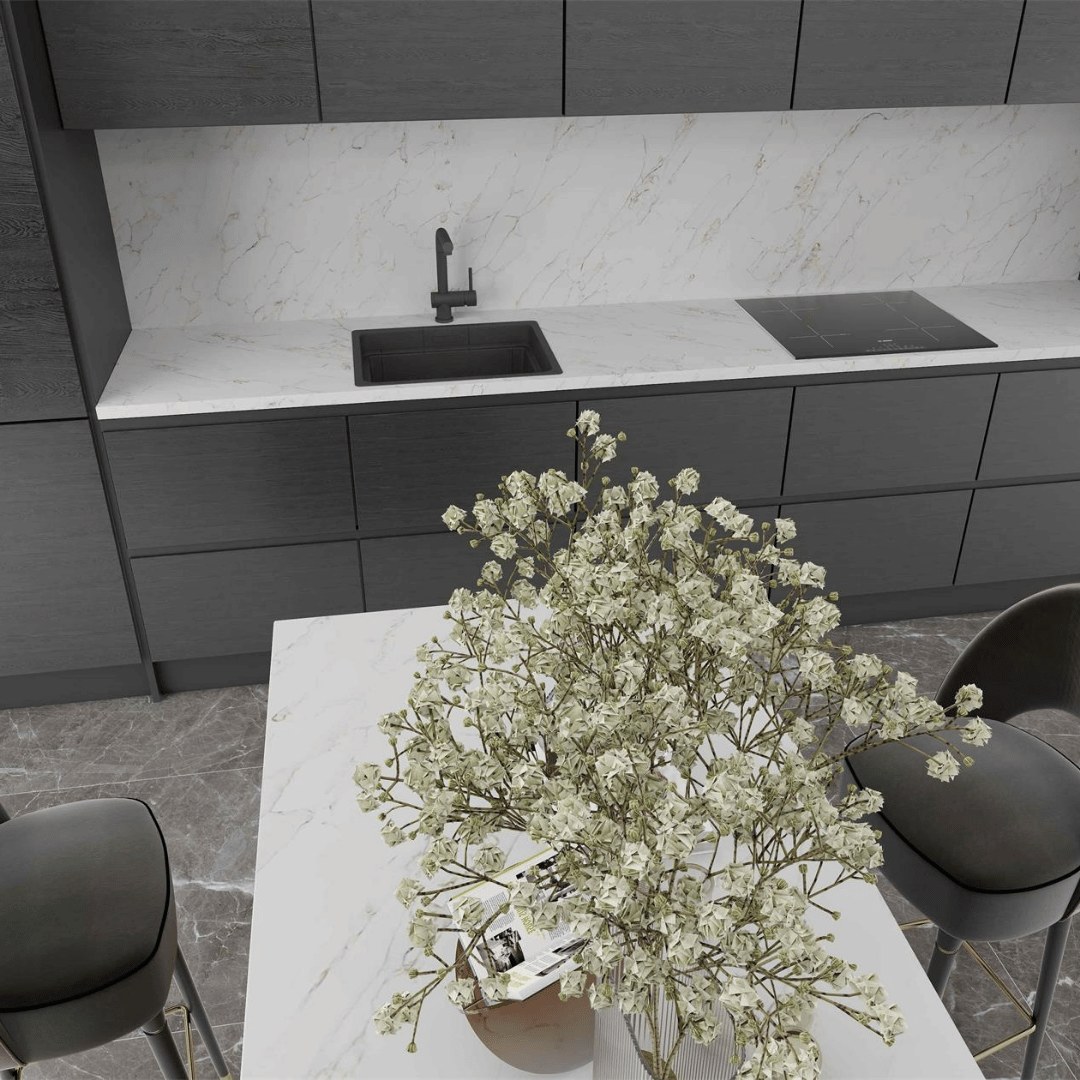 Calacatta  NEO  GOLD 3cm quartz surface